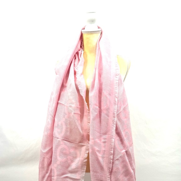Gucci Stole Samone Interlocking GG Silk/Wool shawl scarf 🔥👀👀🔥🔥🔥 - Picture 7 of 14